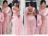 Bollywood Priyanka Chopra Pastel pink net saree