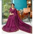 Purple designer fancy party wear saree 48511
