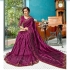 Purple designer fancy party wear saree 48511