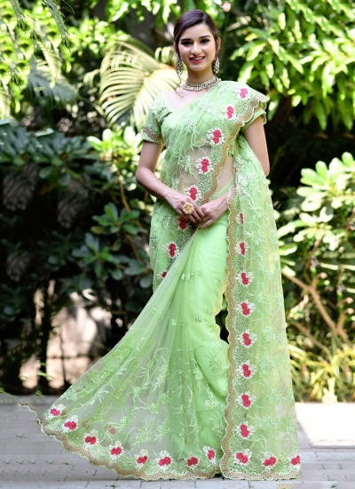 Party wear Indian Wedding Saree 5