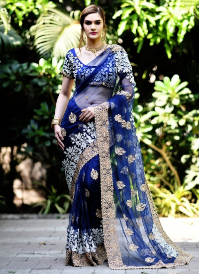 Party wear Indian Wedding Saree 8