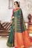 Green kanjivaram festival wear saree 68181