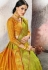 Green kanjivaram saree with blouse 68176
