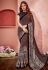 Brown lycra festival wear saree 10811