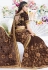 Brown net embroidered festival wear saree 2792