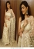 Bollywood Kajal Aggrawal White net saree