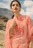 Pink georgette kameez with palazzo 17007