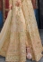 Beige banglori silk embroidered center slit anarkali suit 5407pant