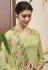 Light green cotton kameez with pant 9102