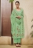 Light green cotton pant style suit 9105