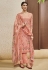 Peach cotton kameez with pant 9106