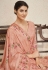 Peach cotton kameez with pant 9106