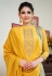 Yellow cotton palazzo suit 606