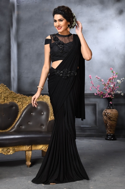 Dn 1016132 By Amoha Designer Partywear Ready To Wear Saree Collection Amoha  Wholesale Sarees Catalog