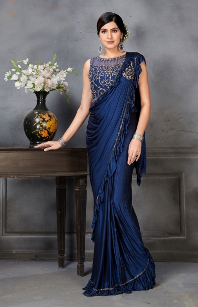 Ready to wear party wear saree 50026