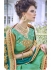 Green Georgette party wear saree 6904