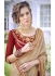 chikku maroon Georgette party wear saree 6905