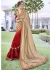 chikku maroon Georgette party wear saree 6905