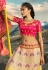 Yellow silk embroidered circular lehenga choli 903