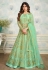 Shamita shetty light green net embroidered designer lehenga choli 8251