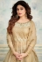 Shamita shetty beige net embroidered bollywood lehenga choli 8252