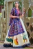 Off white cotton navratri chaniya choli 1074