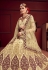 Beige satin embroidered circular lehenga choli 2202