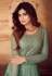 Shamita shetty sea green net embroidered floor length anarkali suit 8248