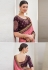 Pink silk party wear saree 74603