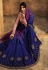 Blue silk festival wear saree 109