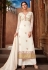 White georgette palazzo suit 7191