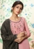 Pink viscose readymade palazzo suit 4001