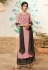 Pink viscose readymade palazzo suit 4001
