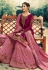 Magenta georgette sharara suit 5040