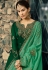 Green georgette embroidered sharara suit 5041