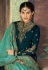 Dark blue georgette sharara suit 5047