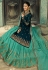 Dark blue georgette sharara suit 5047