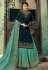 Dark blue georgette sharara suit 5047