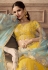 Yellow net circular lehenga choli 20004