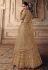 Beige net embroidered circular lehenga choli 20007