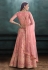 Pink net a line lehenga choli 3032