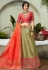 Green silk a line lehenga choli 76490