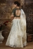 Off white organza circular lehenga choli 1094