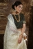 Off white organza circular lehenga choli 1094