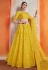 Yellow art silk circular lehenga choli 2402