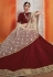 Maroon art silk circular lehenga choli 2404