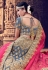 Gray velvet embroidered circular lehenga choli 10009