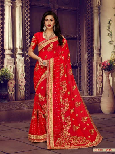 Party Wear Indian Wedding Saree 1915