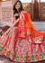 Pink Traditional Silk Jacquard Woven Lehenga Choli 2704