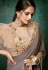 Gray silk party wear saree 5405